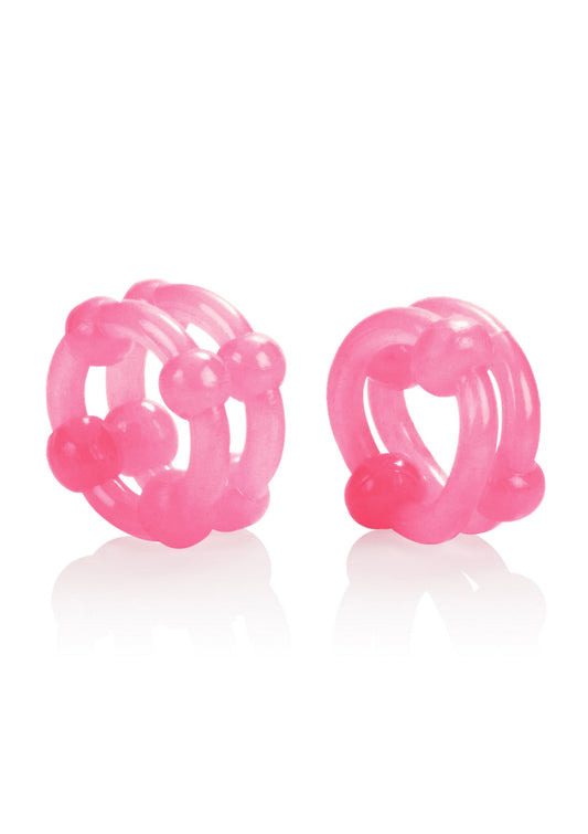 Island Rings Double Stacker - Rosa