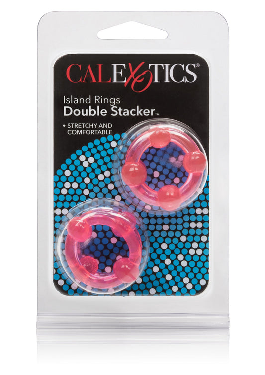 CalExotics Island Rings Double Stacker - Rosa