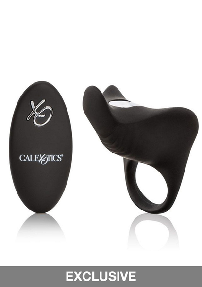 CalExotics Silicone Rechargeable Remote Pleasurizer BLACK - 1
