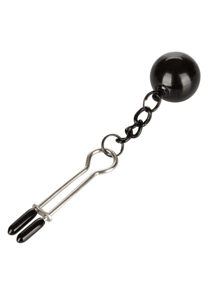 CalExotics Nipple Grips Weighted Tweezer Nipple Clamps METAL - 3