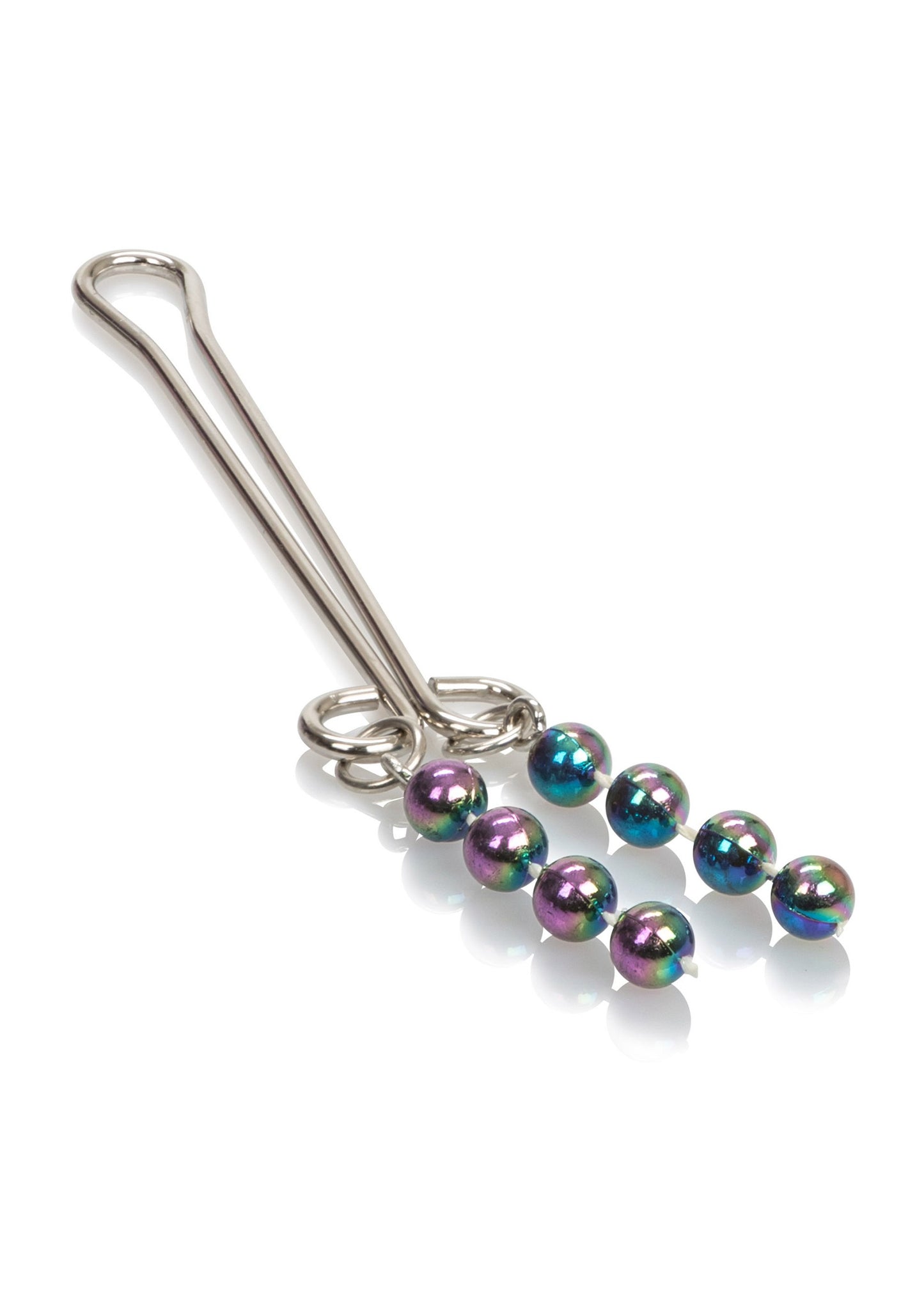 CalExotics Intimate Play Beaded Clitoral Jewelry BLUE - 0