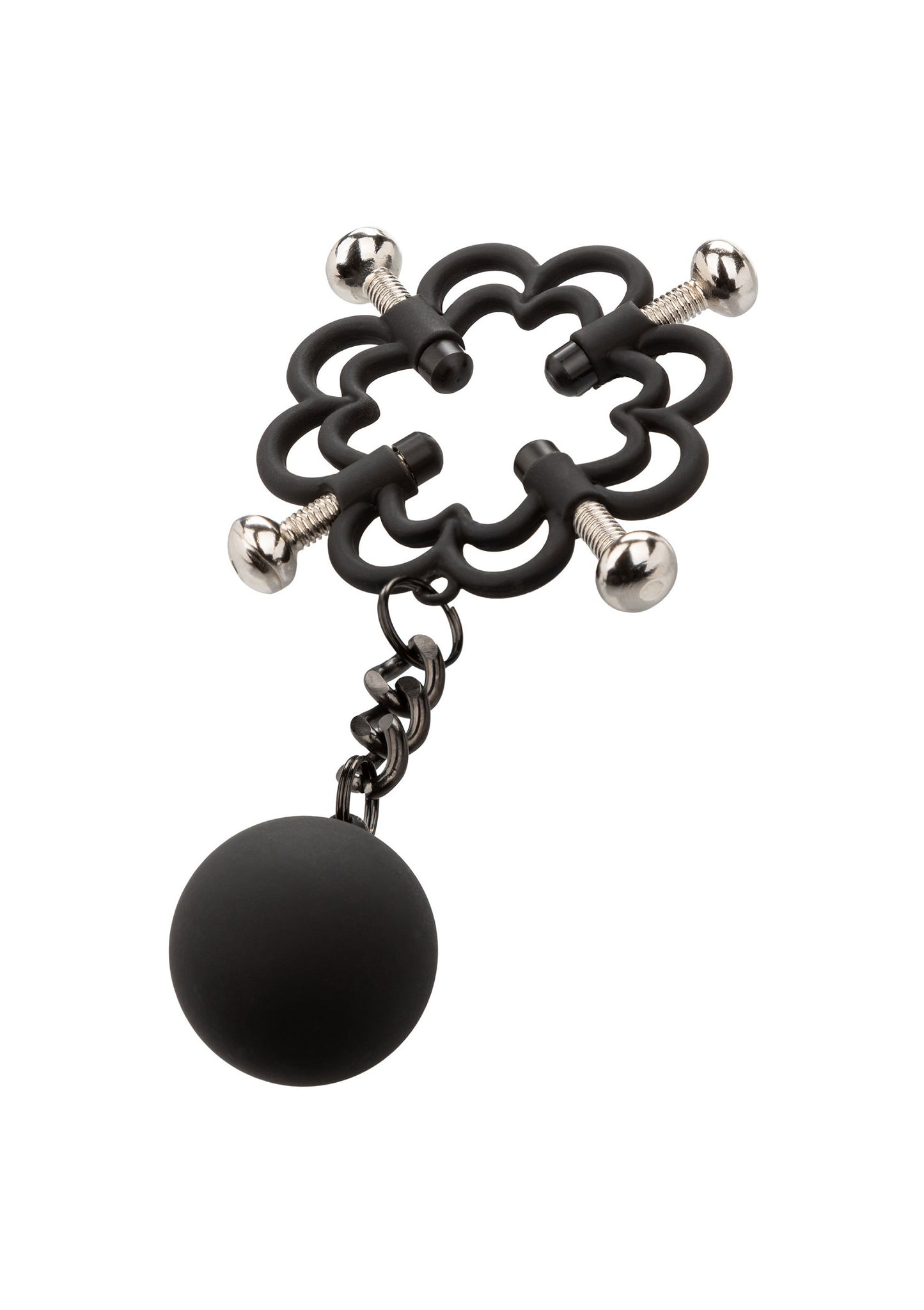 CalExotics Nipple Grips Power Grip 4-Point Weighted Nipple Press METAL - 4