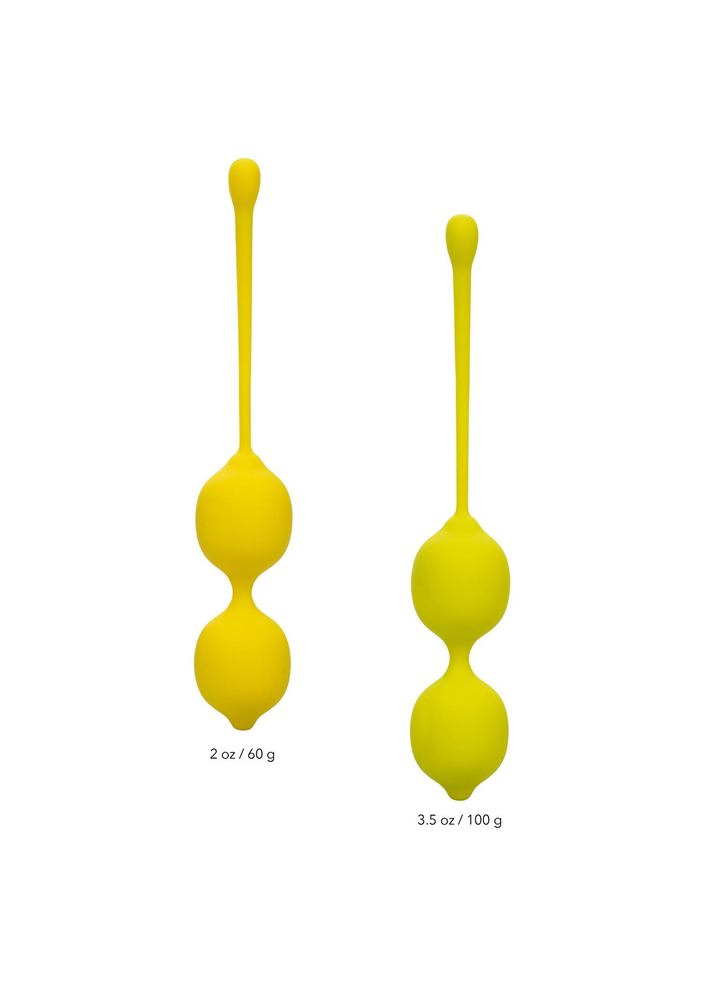 CalExotics Kegel Training Set Lemon YELLOW - 3