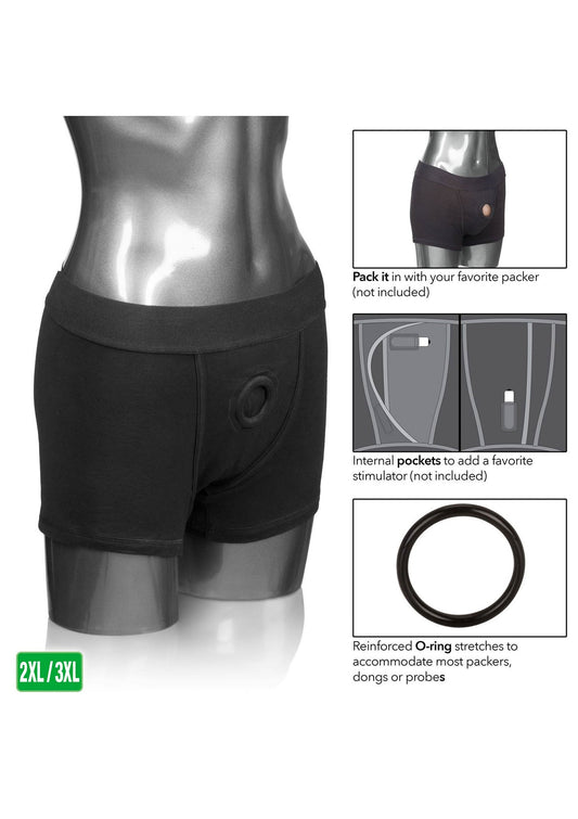 Boxer Brief Harness - Schwarz