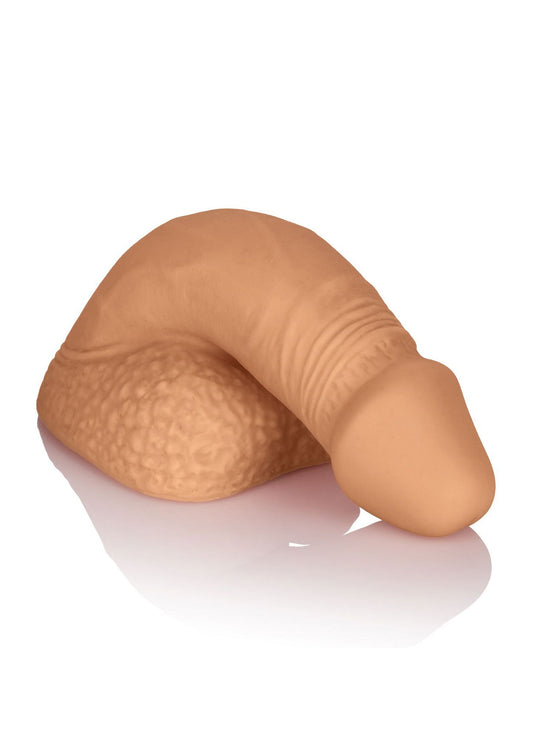 5 inch Silicone Packing Penis - Karamell Hautfarbe