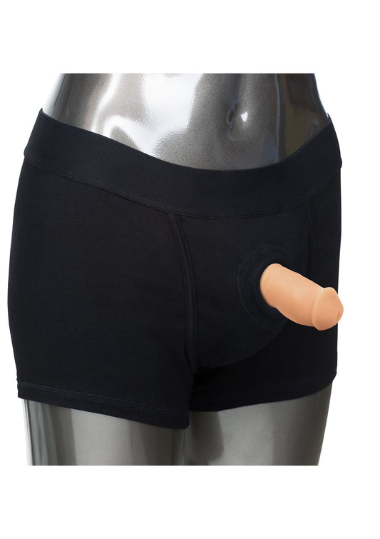CalExotics Packer Gear 4'/10.25 cm Ultra-Soft Silicone STP Packer - Light skin tone
