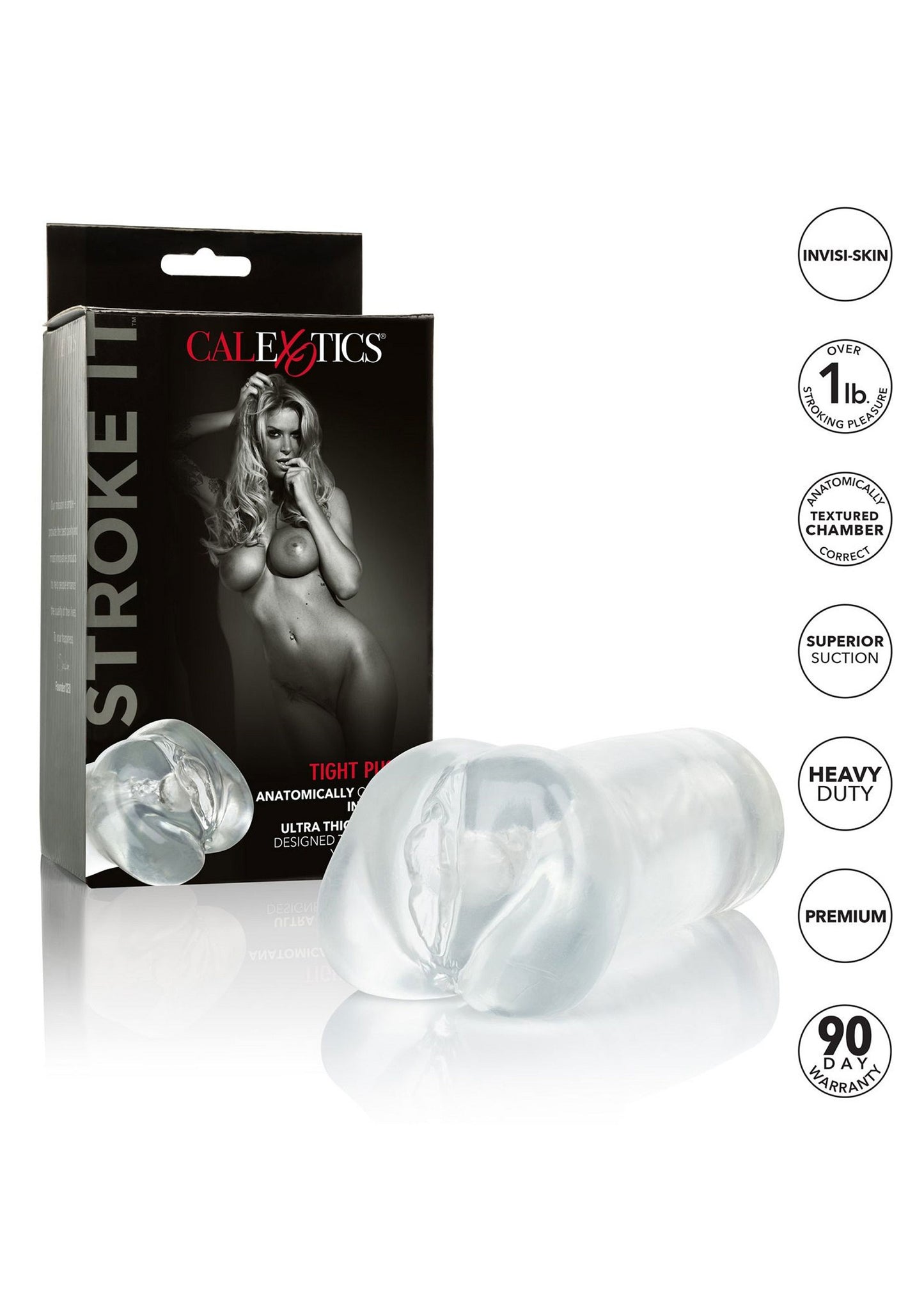 CalExotics Stroke It Tight Pussy TRANSPA - 2