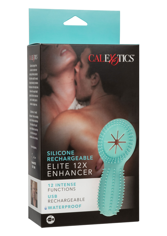 CalExotics Silicone Rechargeable Elite 12X Enhancer GREEN - 2