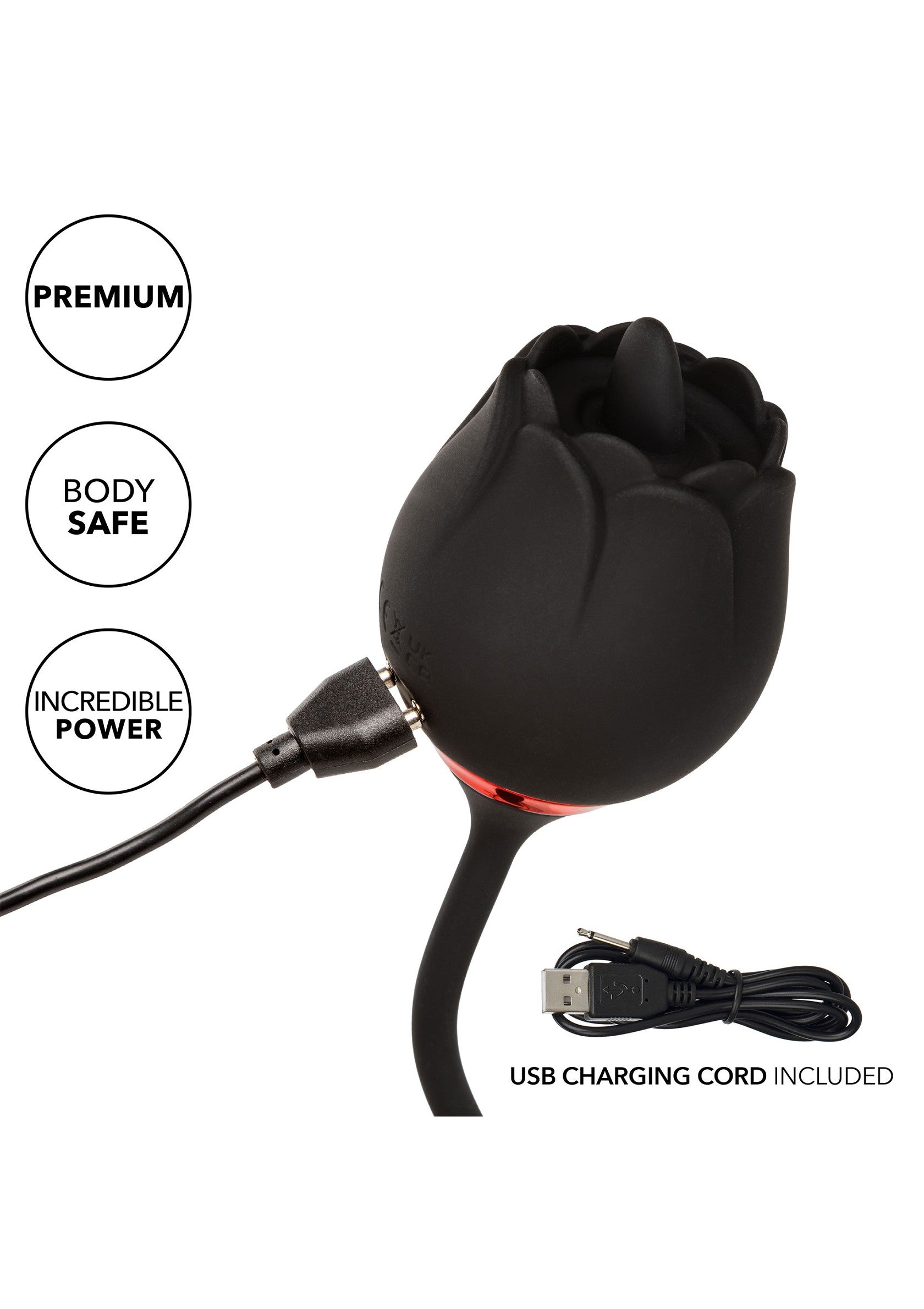 CalExotics French Kiss Elite Lover BLACK - 8