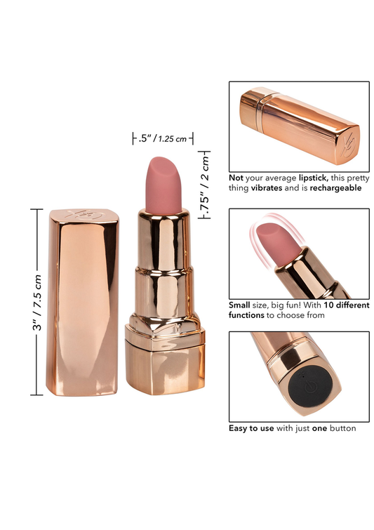CalExotics Hide & Play Rechargeable Lipstick - Rosa
