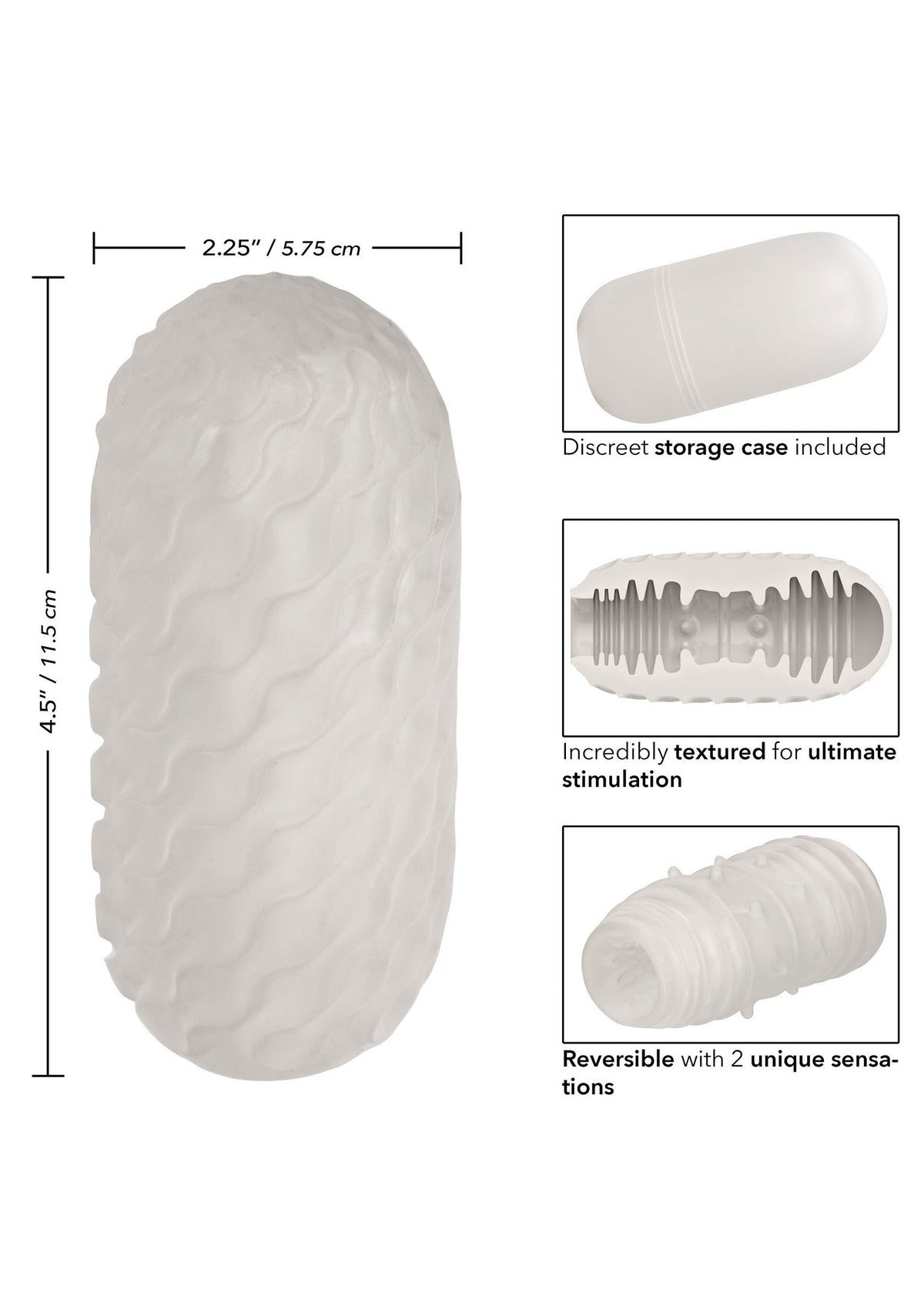 Boundless Ribbed Stroker CLEAR - 3