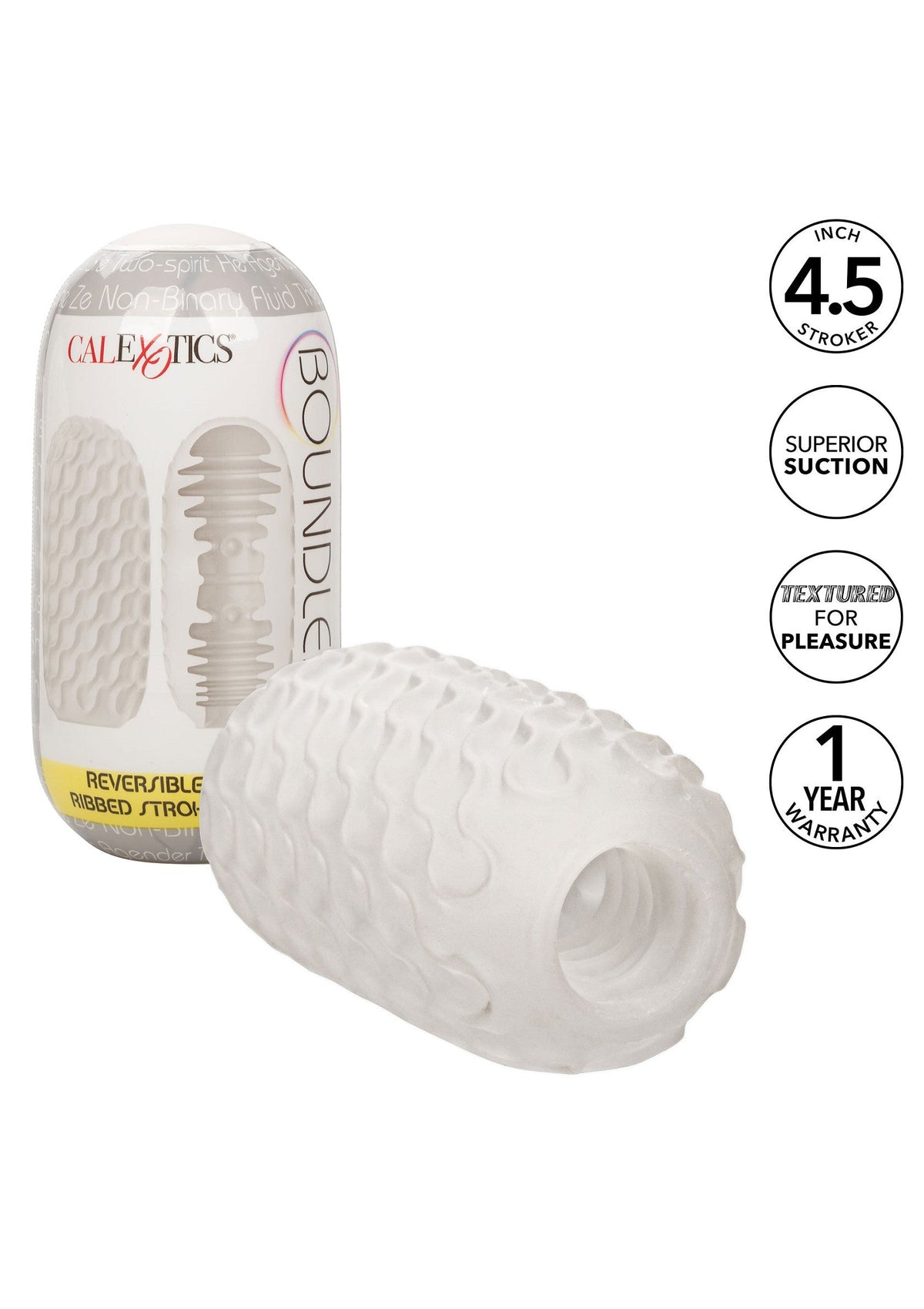Boundless Ribbed Stroker CLEAR - 4