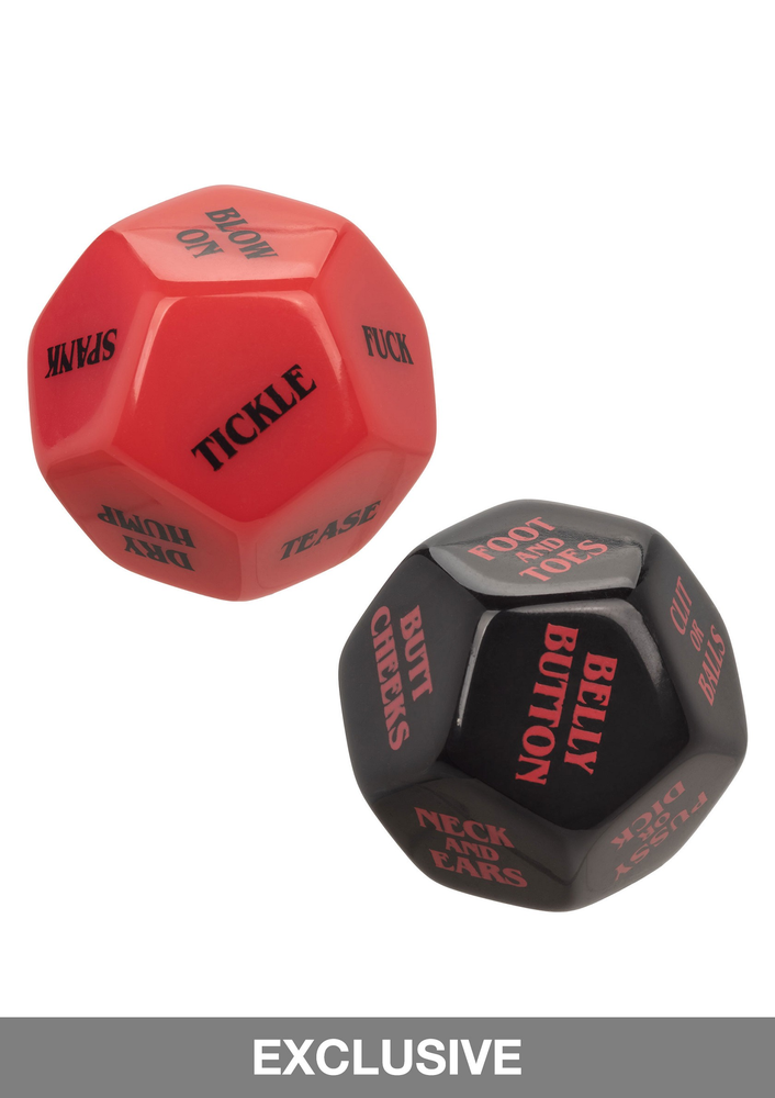CalExotics Naughty Bits Roll Play Naughty Dice Set MULTICOLOR - 7
