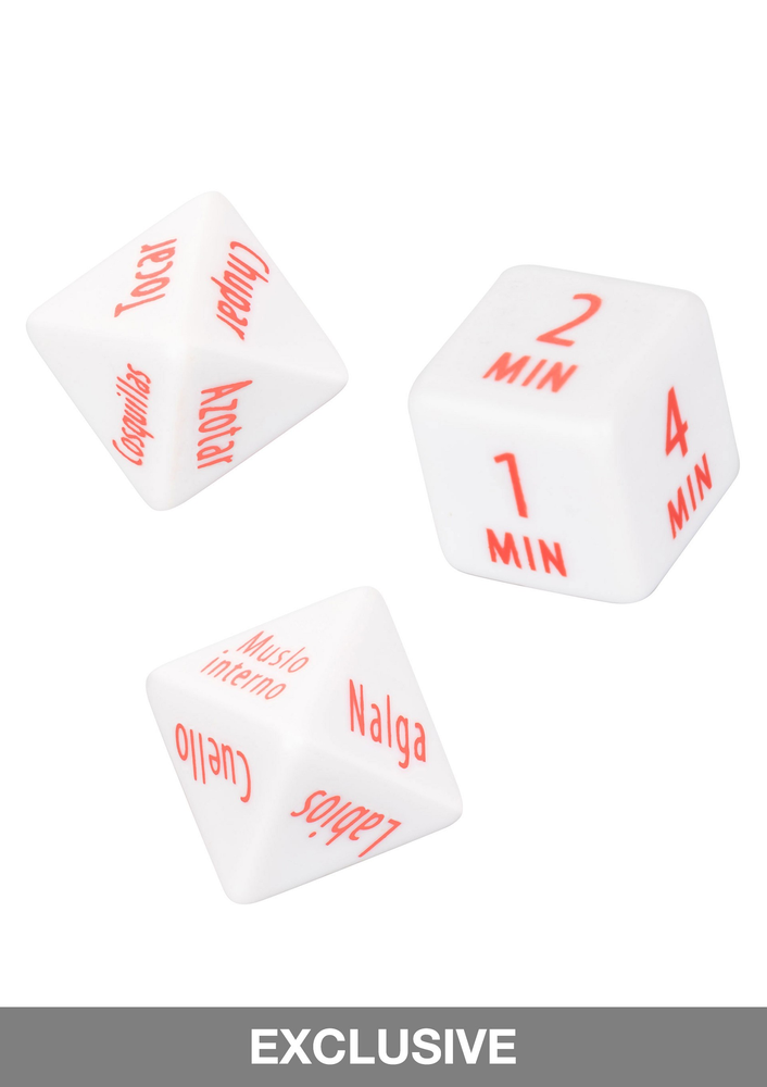 CalExotics Tempt & Tease Dados WHITE - 2