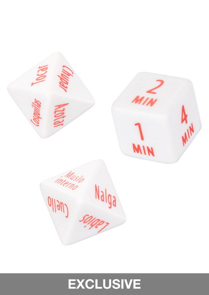 CalExotics Tempt & Tease Dados WHITE - 2