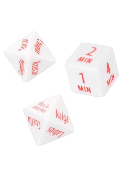 CalExotics Tempt & Tease Dados WHITE - 6