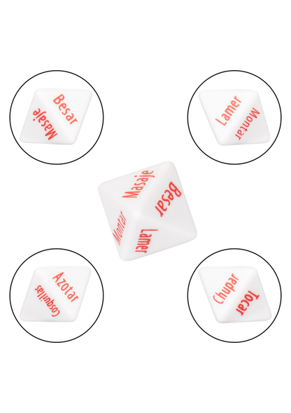CalExotics Tempt & Tease Dados WHITE - 3