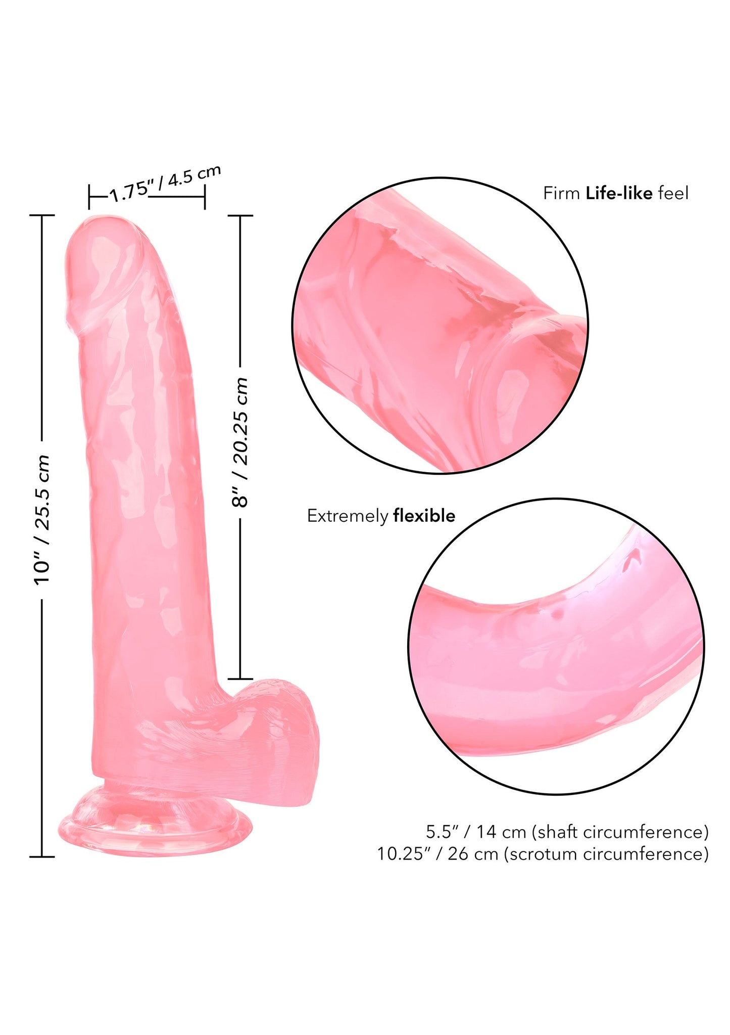 CalExotics Size Queen 8'/20.25 cm PINK - 6