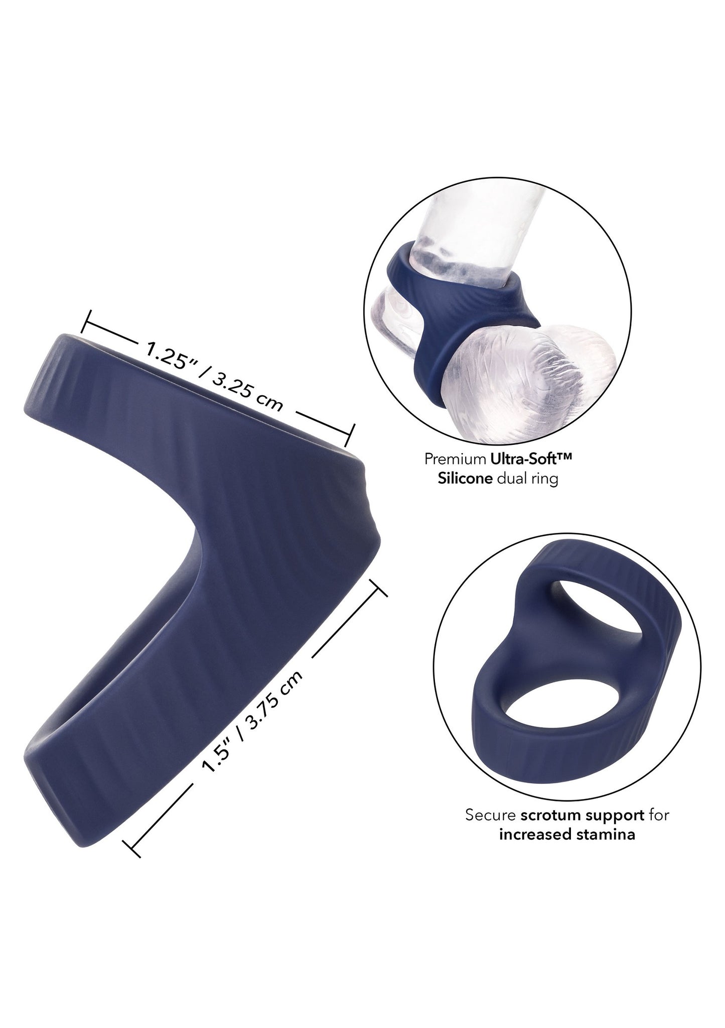 CalExotics Viceroy Max Dual Ring BLUE - 1