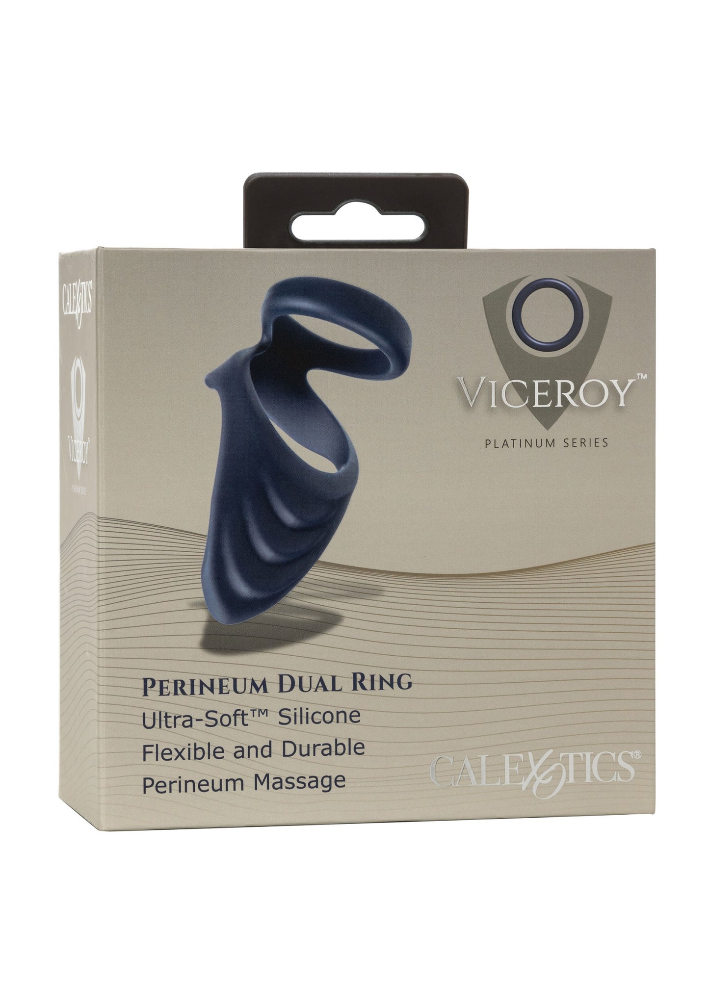 CalExotics Viceroy Perineum Dual Ring BLUE - 4