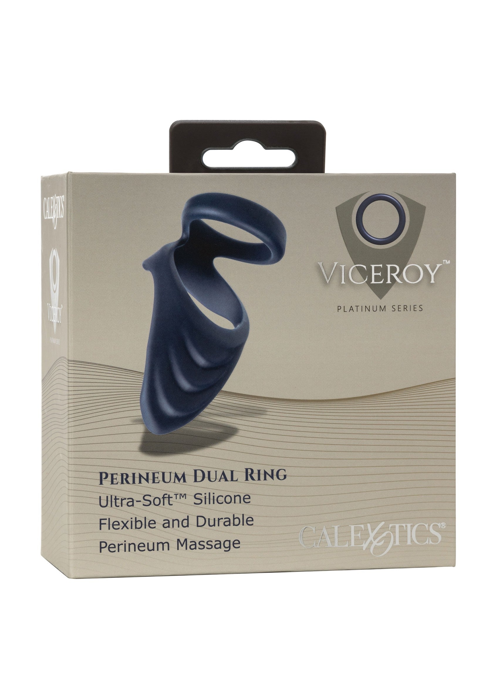 CalExotics Viceroy Perineum Dual Ring BLUE - 4