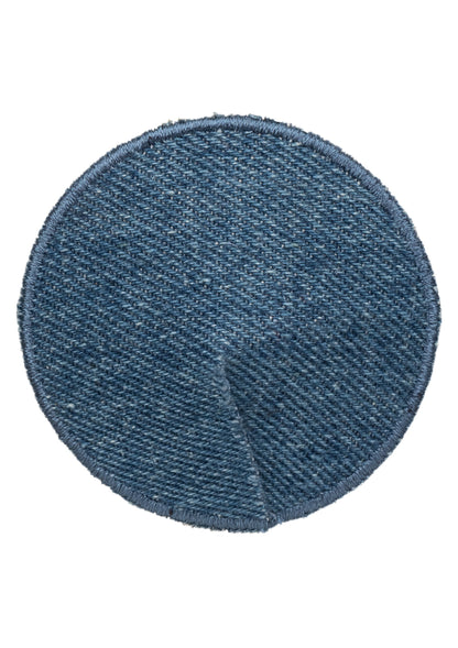 CalExotics Ride 'em Premium Denim Collection Round Pasties BLUE - 306