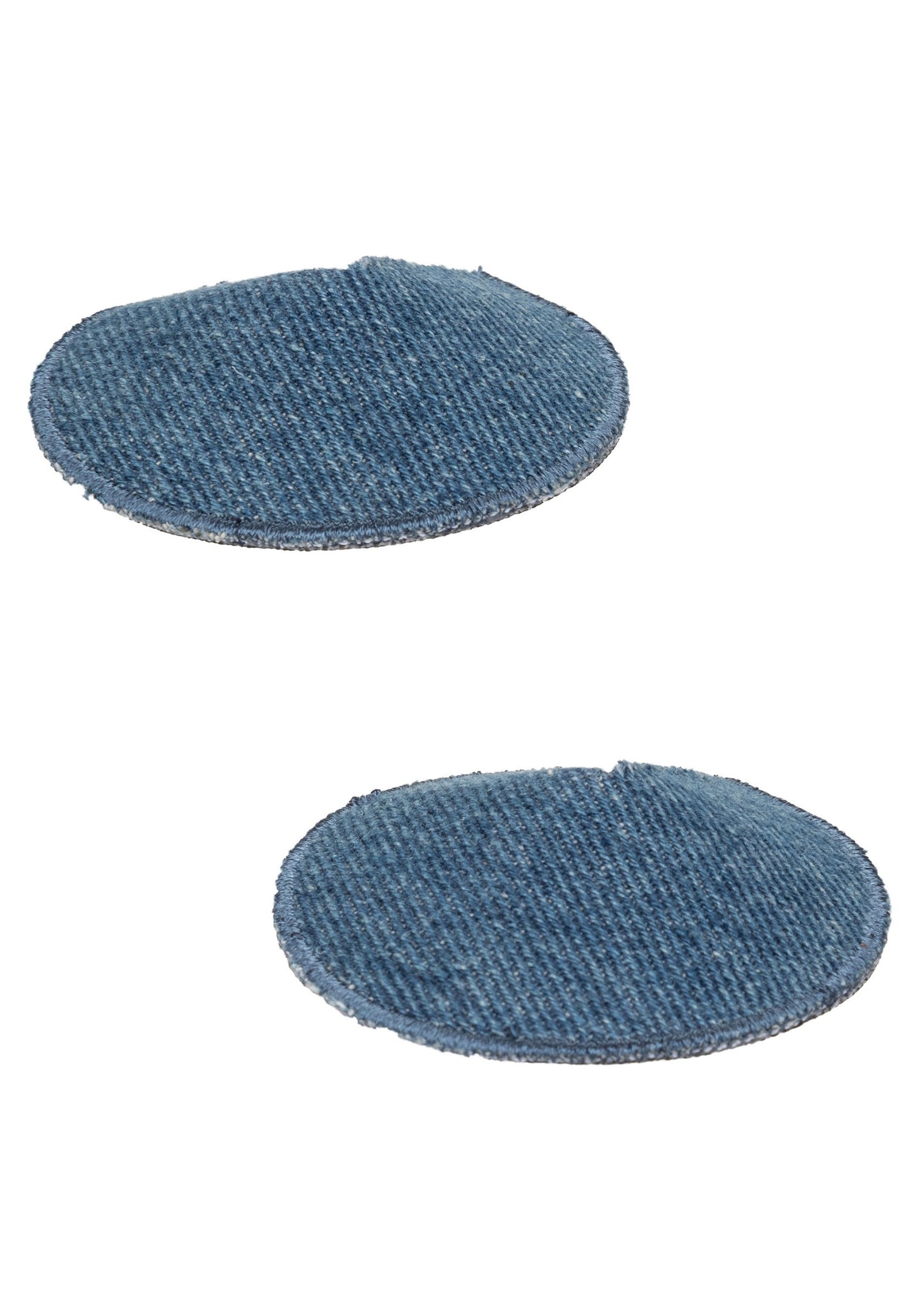 CalExotics Ride 'em Premium Denim Collection Round Pasties BLUE - 304