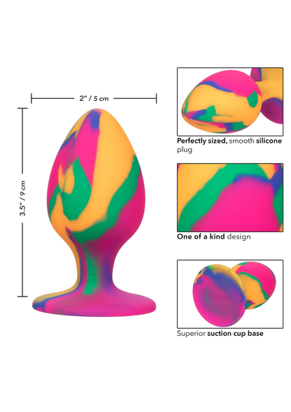 CalExotics Cheeky Large Tie-Dye Plug MULTICOLOR - 9