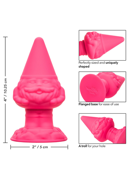 CalExotics Naughty Bits Anal Gnome Gnome Butt Plug PINK - 382