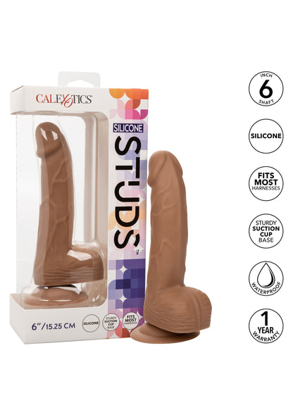 CalExotics Silicone Studs 6'/15.25 cm BROWN - 9