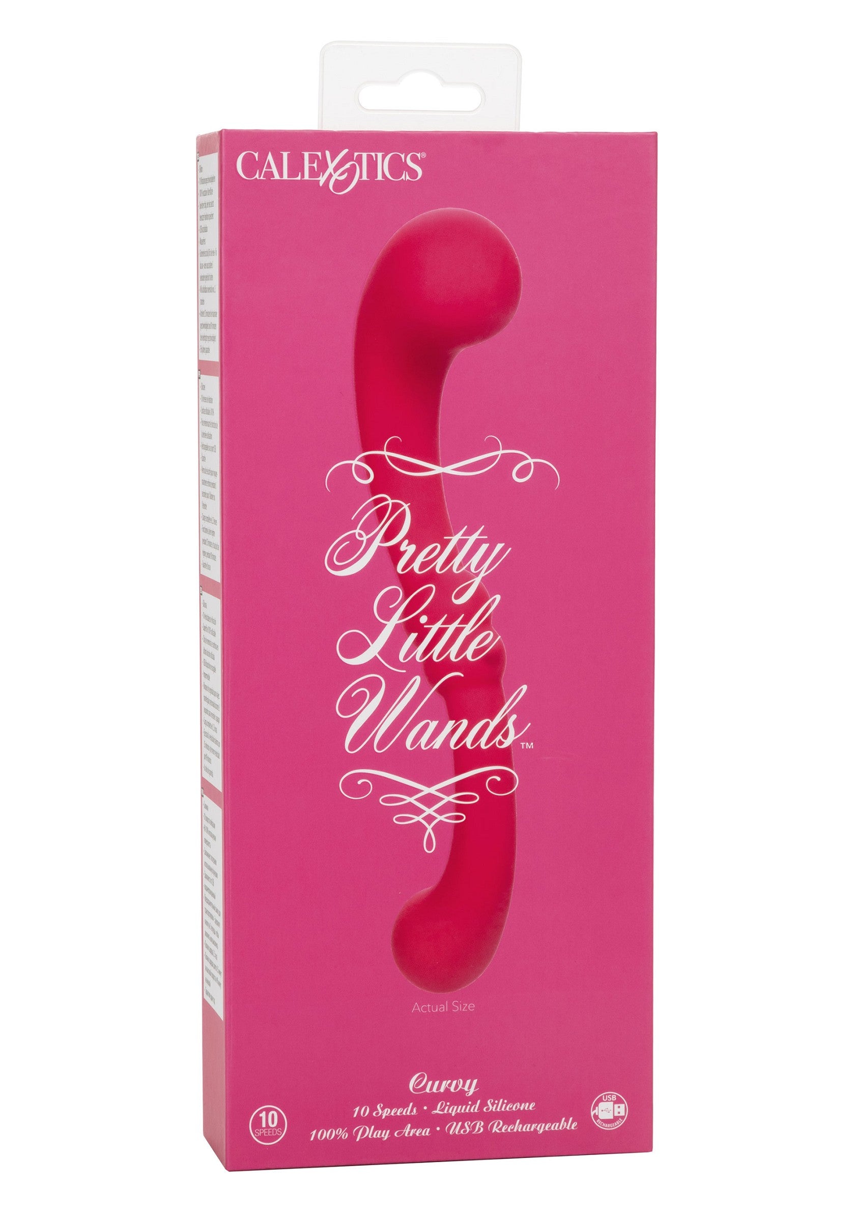 CalExotics Pretty Little Wands Curvy PINK - 12