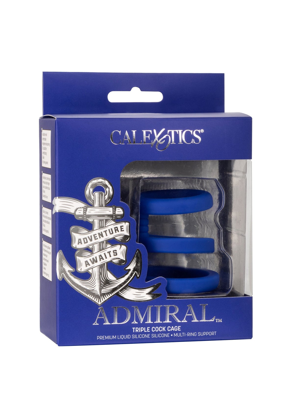 Admiral Triple Cock Cage BLUE - 2