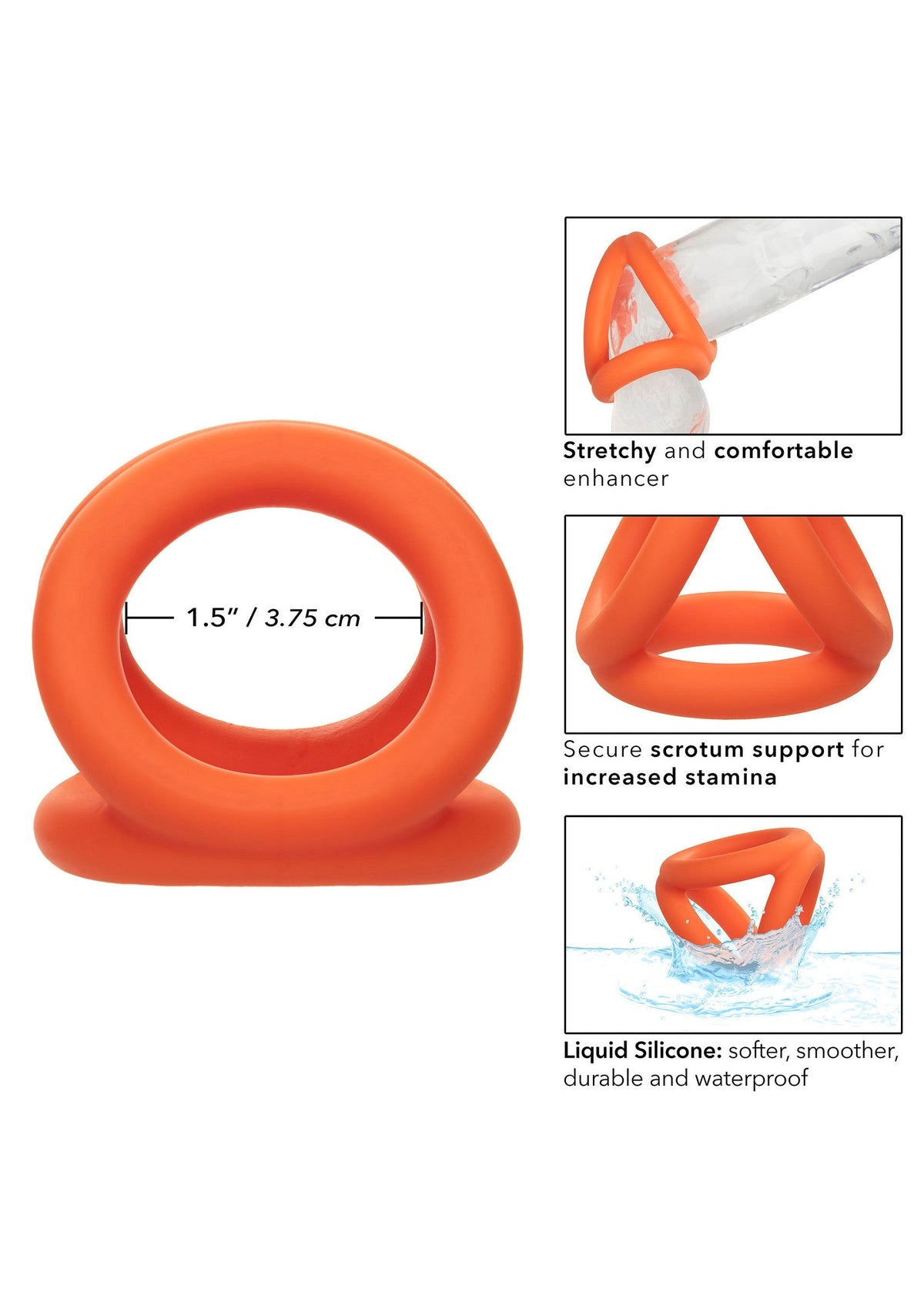 Alpha Tri-Ring ORANGE - 3