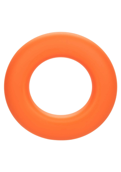 CalExotics Alpha Liquid Silicone Prolong Large Ring ORANGE - 1