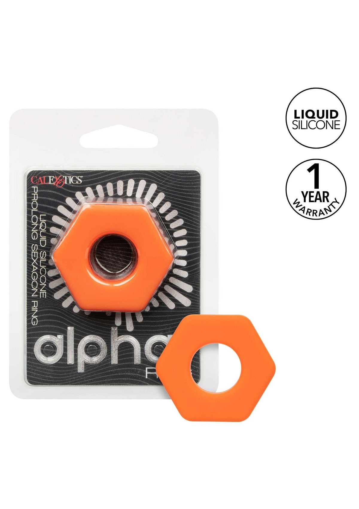 Alpha Prolong Sexagon Ring ORANGE - 4