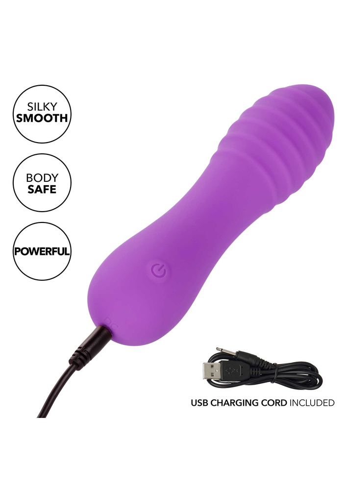 CalExotics Bliss Liquid Silicone Ripple PURPLE - 2