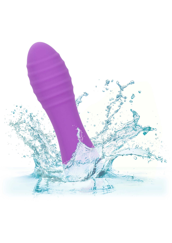 CalExotics Bliss Liquid Silicone Ripple PURPLE - 10