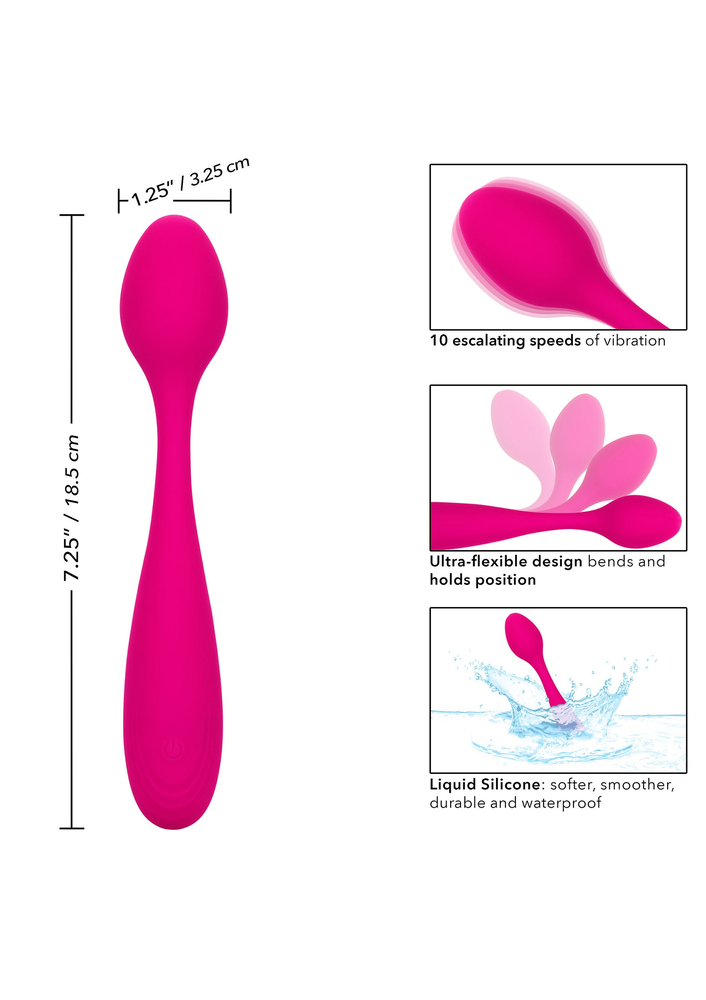 CalExotics Bliss Liquid Silicone Bendie G PINK - 453