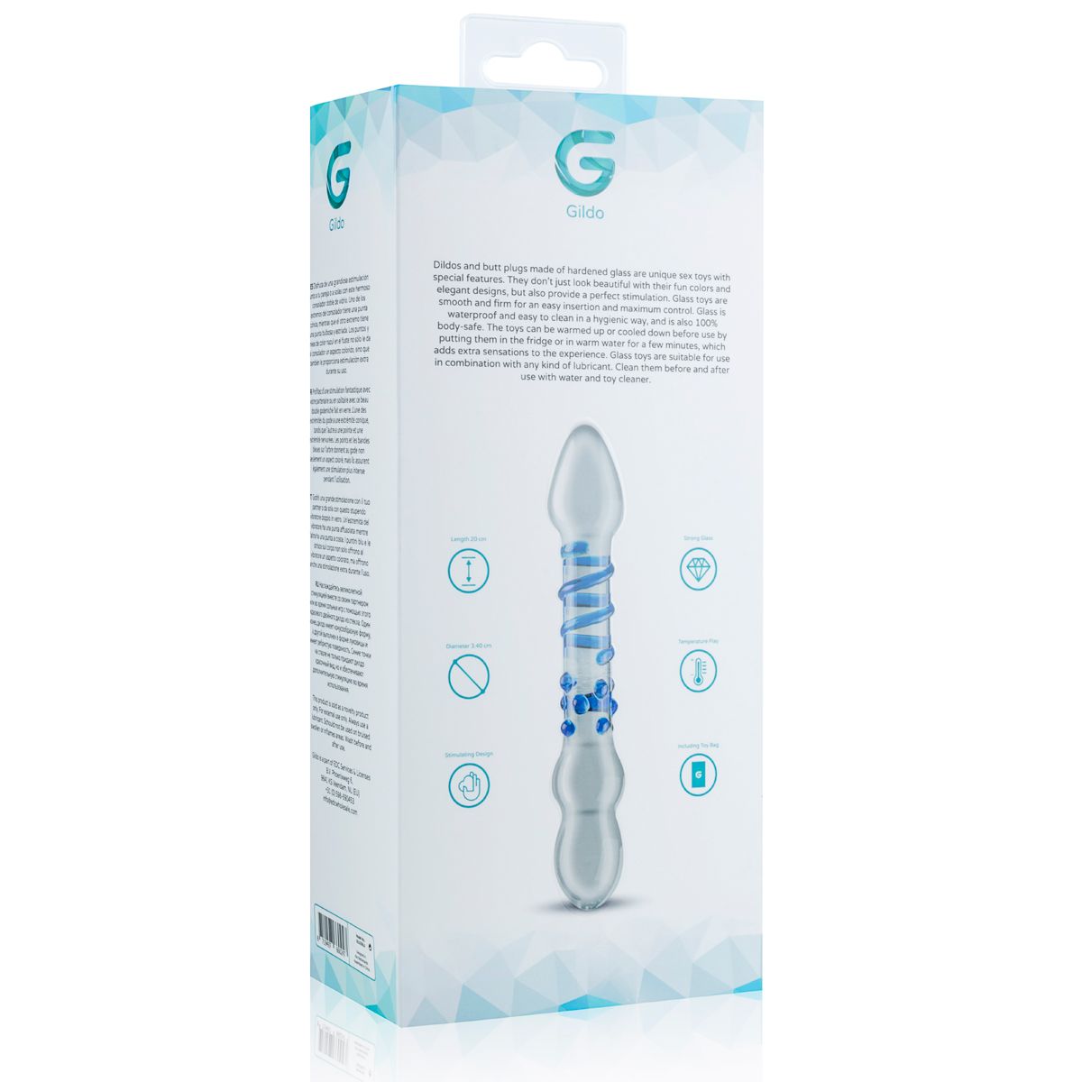 Glazen Dubbele Dildo No. 21 - 7