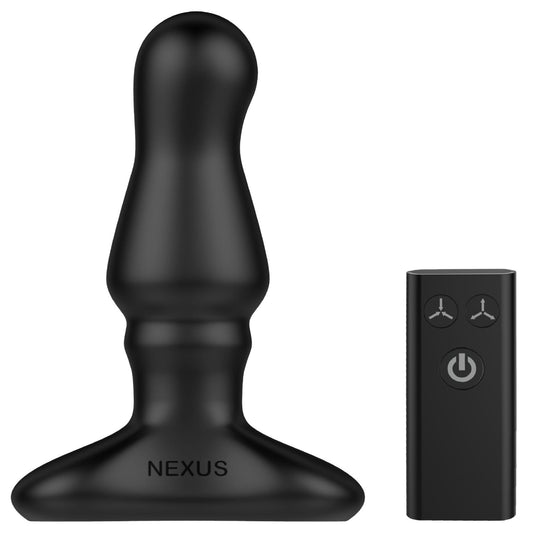 Nexus - Bolster Vibrations- und aufblasbarer Prostata-Plug - Durchmesser 46