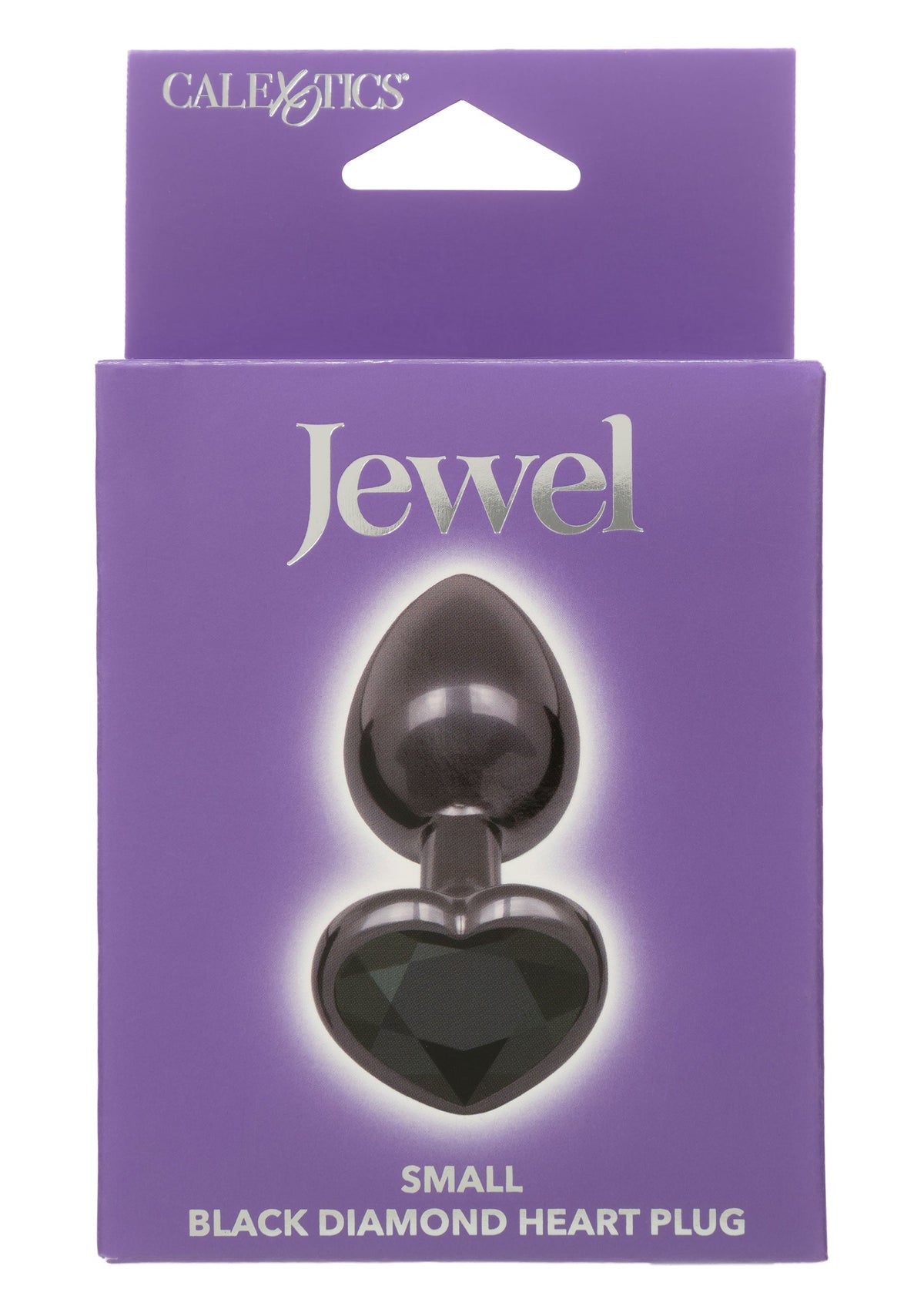 Diamond Heart Plug Small BLACK - 1