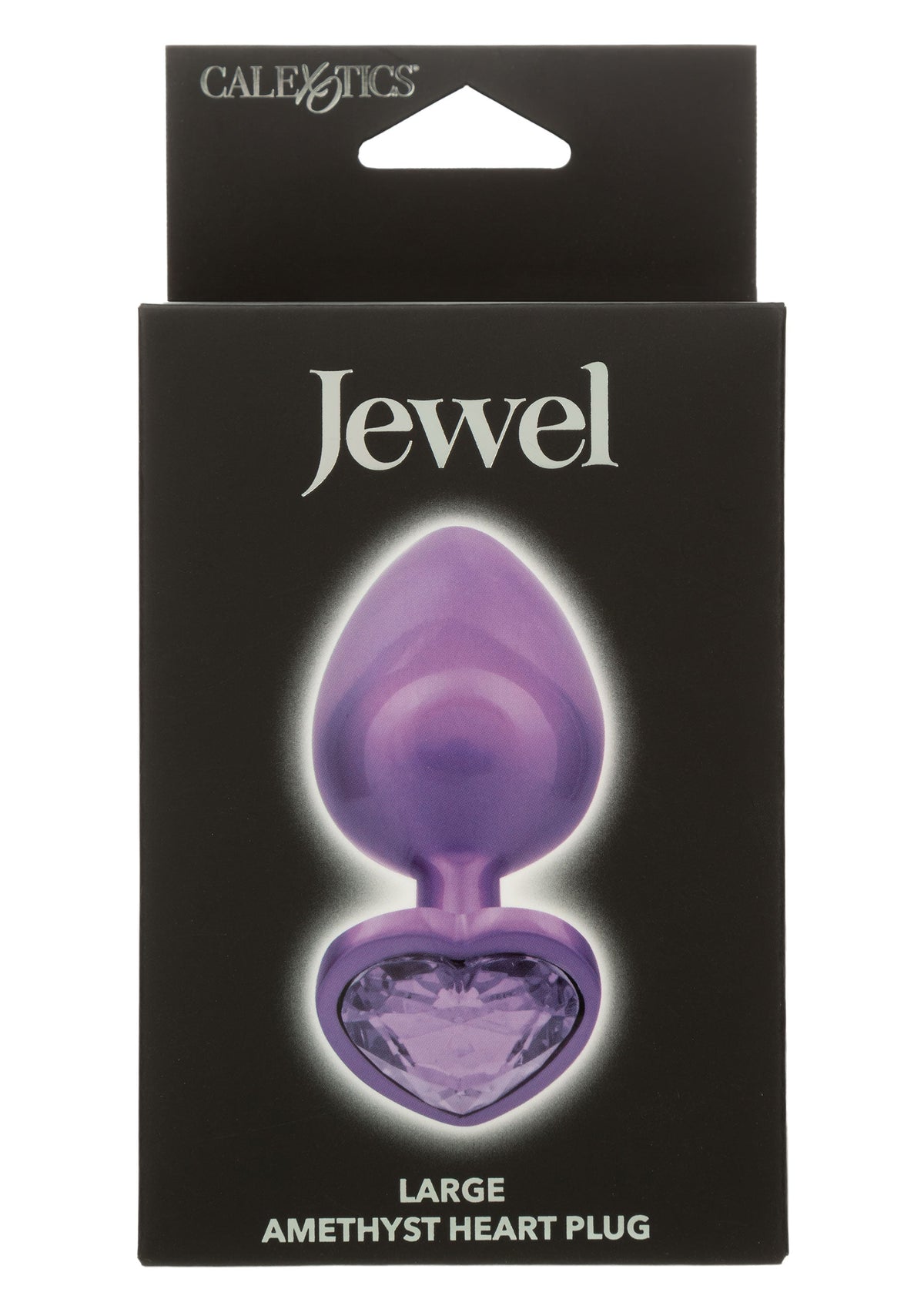Diamond Heart Plug Large PURPLE - 2