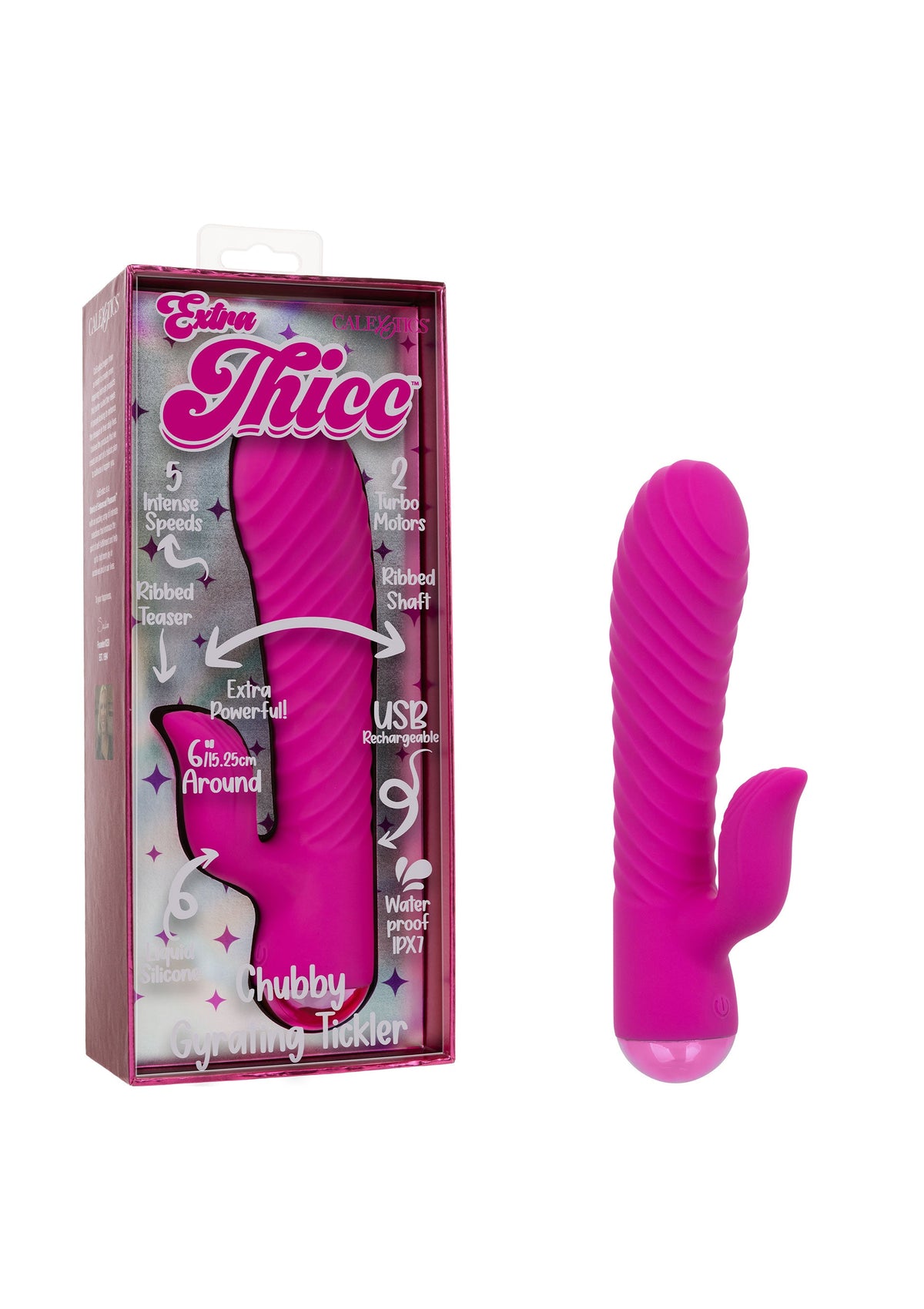 Thicc Chubby Gyrating Tickler PINK - 8