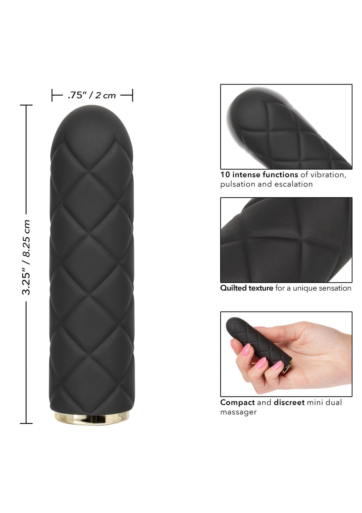 Raven Quilted Seducer BLACK - 3
