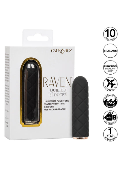 Raven Quilted Seducer BLACK - 4