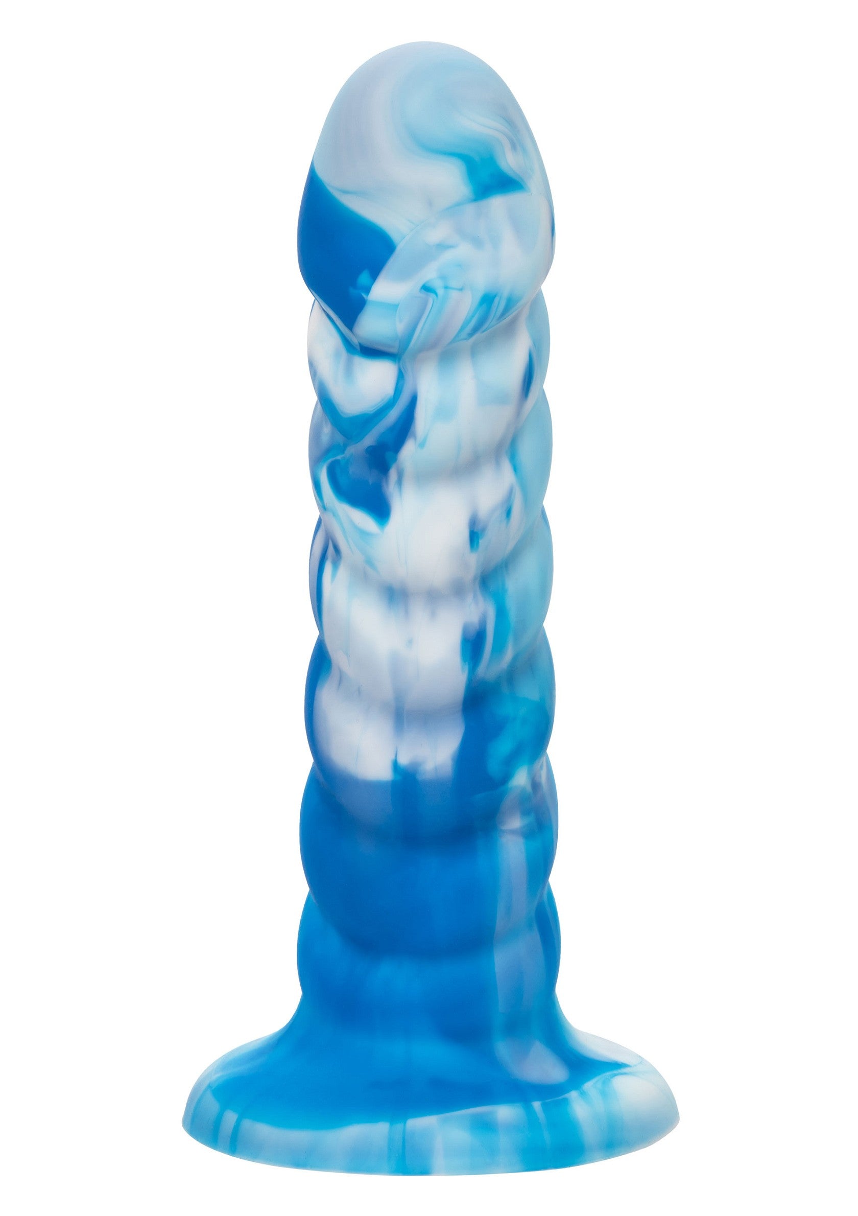 CalExotics Twisted Love Twisted Ribbed Probe BLUE - 6