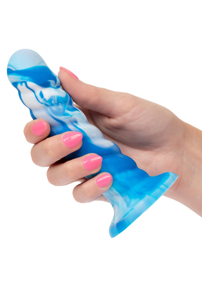 CalExotics Twisted Love Twisted Ribbed Probe BLUE - 4
