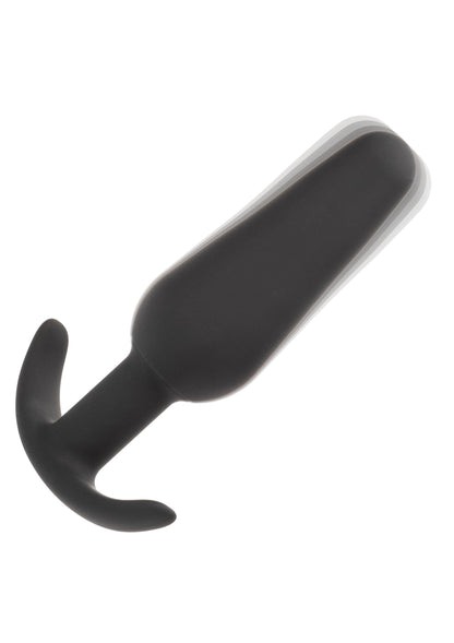 Vibrating Slim Plug BLACK - 4