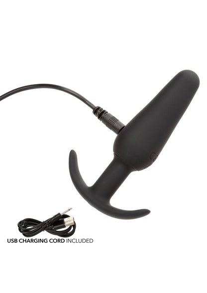 Vibrating Slim Plug BLACK - 5