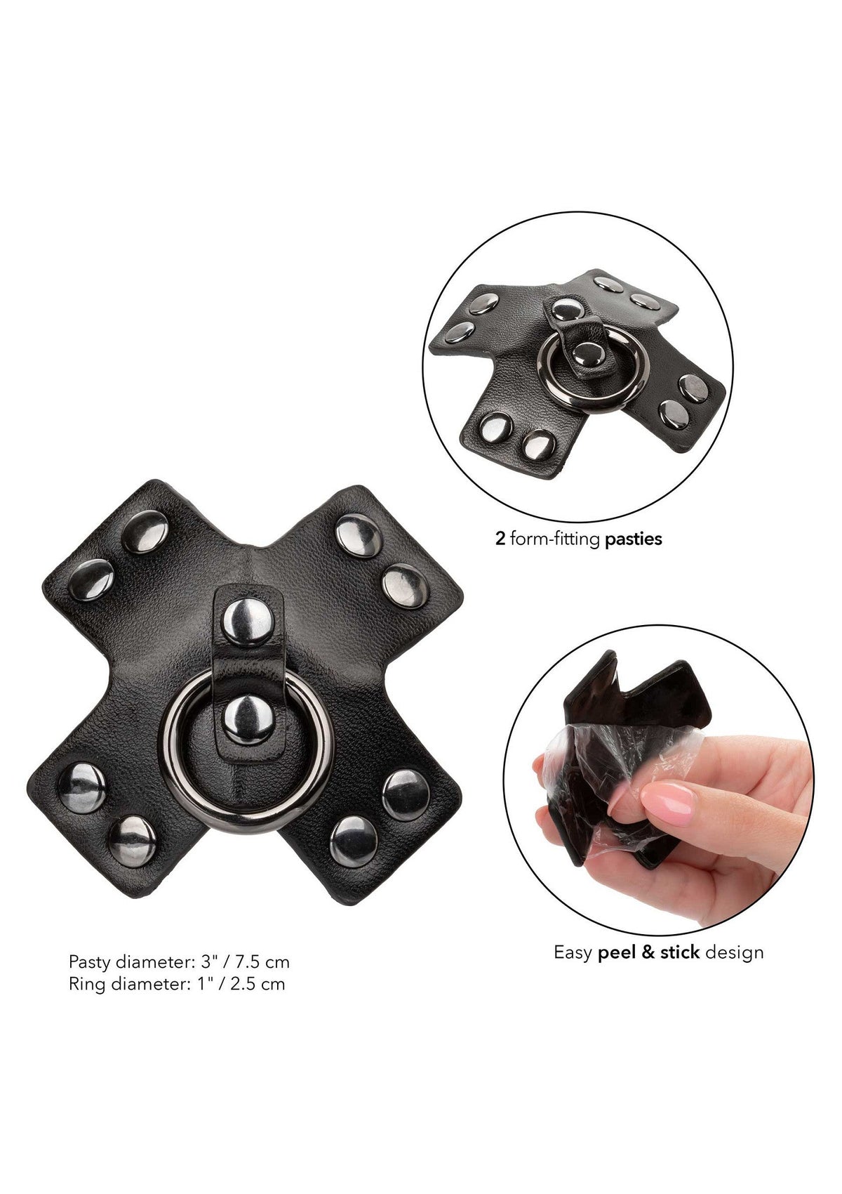 O-Ring Pasties BLACK - 3